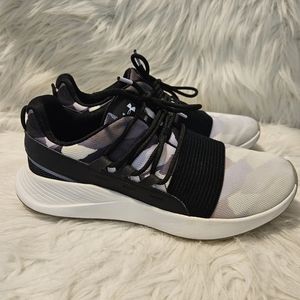 Under Armour Black and White Athletic Shoes